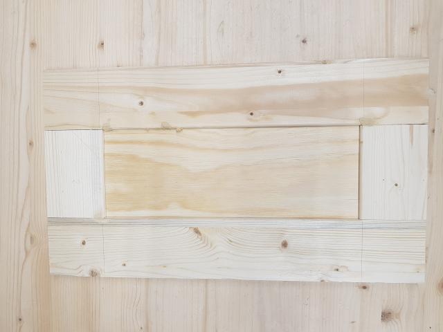 Tür vor dem Verleimen Tür vor dem Verleimen